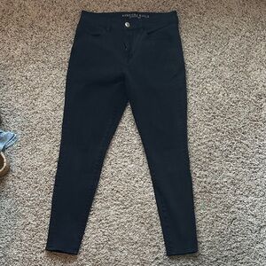 American Eagle Outfitters Women's Black High Rise Jegging